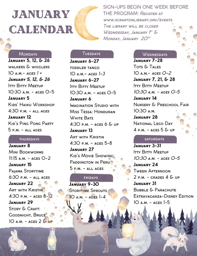 January 2026 calendar